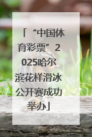 “中国体育彩票”2025哈尔滨花样滑冰公开赛成功举办