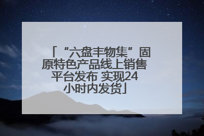 “六盘丰物集”固原特色产品线上销售平台发布 实现24小时内发货