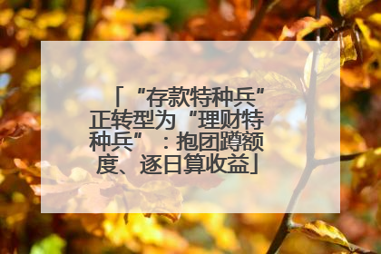 “存款特种兵”正转型为“理财特种兵”：抱团蹲额度、逐日算收益
