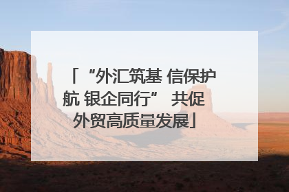 “外汇筑基 信保护航 银企同行” 共促外贸高质量发展
