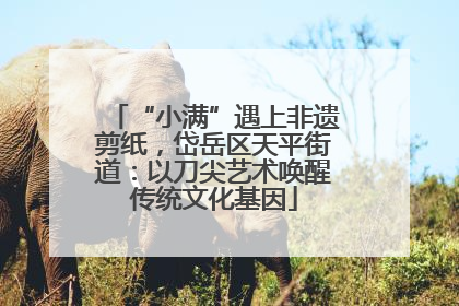 “小满”遇上非遗剪纸，岱岳区天平街道：以刀尖艺术唤醒传统文化基因