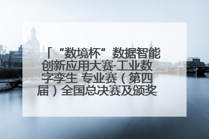 “数境杯”数据智能创新应用大赛·工业数字孪生 专业赛（第四届）全国总决赛及颁奖典礼成功举办