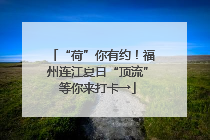 “荷”你有约！福州连江夏日“顶流”等你来打卡→