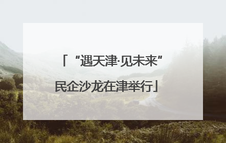 “遇天津·见未来”民企沙龙在津举行