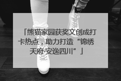 熊猫家园获奖文创成打卡热点，助力打造“锦绣天府·安逸四川”
