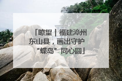 瞭望｜福建漳州东山县，画出守护“蝶岛”同心圆