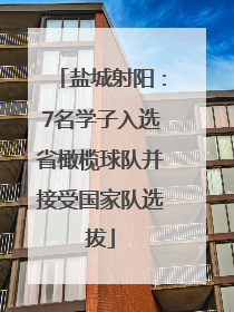 盐城射阳：7名学子入选省橄榄球队并接受国家队选拔