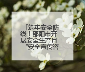 筑牢安全防线！邵阳市开展安全生产月“安全宣传咨询日”活动