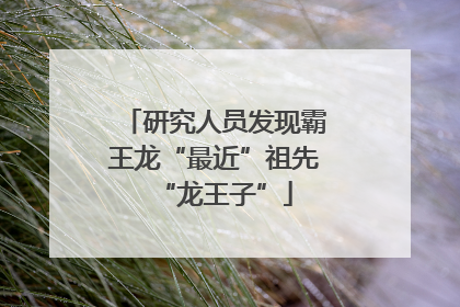 研究人员发现霸王龙“最近”祖先“龙王子”