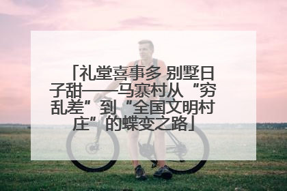 礼堂喜事多 别墅日子甜——马寨村从“穷乱差”到“全国文明村庄”的蝶变之路