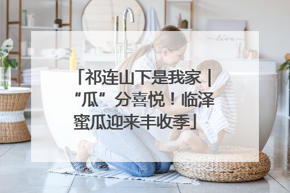祁连山下是我家｜“瓜”分喜悦！临泽蜜瓜迎来丰收季