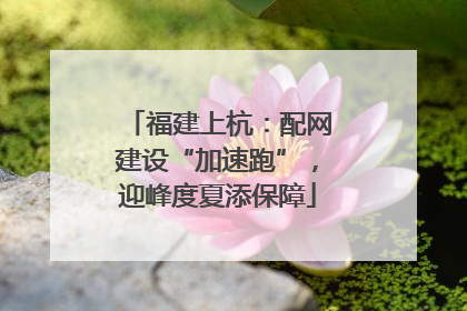 福建上杭：配网建设“加速跑”，迎峰度夏添保障