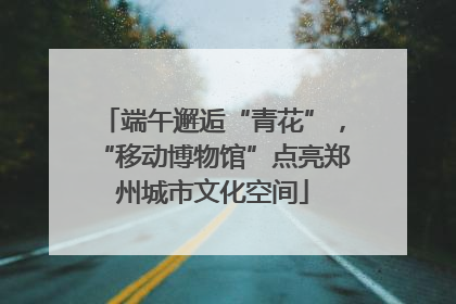端午邂逅“青花”，“移动博物馆”点亮郑州城市文化空间