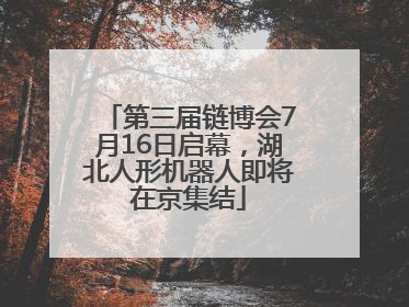 第三届链博会7月16日启幕，湖北人形机器人即将在京集结