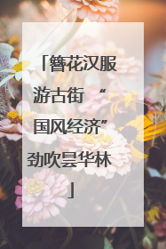 簪花汉服游古街 “国风经济”劲吹昙华林