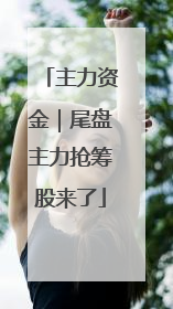 主力资金｜尾盘主力抢筹股来了