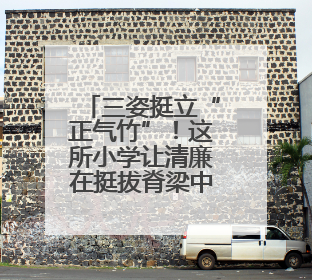 三姿挺立“正气竹”！这所小学让清廉在挺拔脊梁中生长