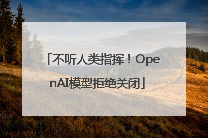 不听人类指挥！OpenAI模型拒绝关闭