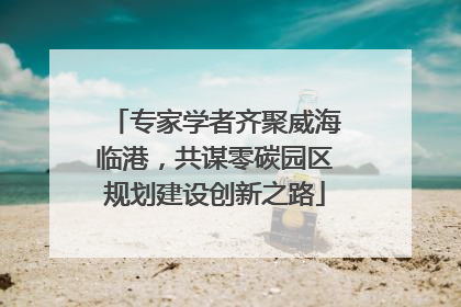 专家学者齐聚威海临港，共谋零碳园区规划建设创新之路