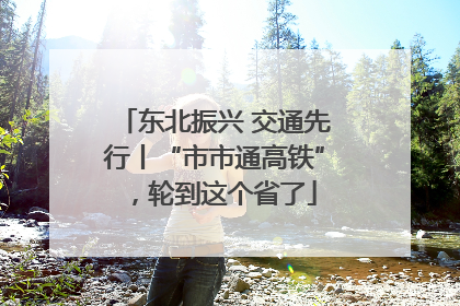 东北振兴 交通先行丨“市市通高铁”，轮到这个省了