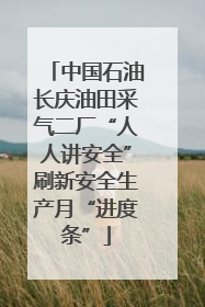 中国石油长庆油田采气二厂“人人讲安全”刷新安全生产月“进度条”
