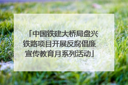 中国铁建大桥局盘兴铁路项目开展反腐倡廉宣传教育月系列活动