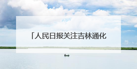 人民日报关注吉林通化县一二三产融合发展