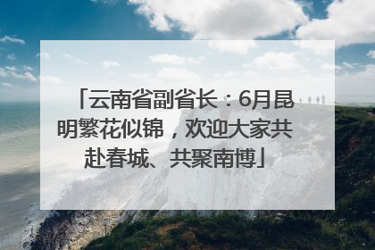 云南省副省长：6月昆明繁花似锦，欢迎大家共赴春城、共聚南博