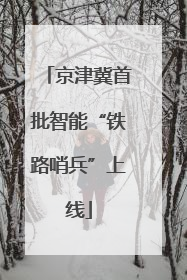 京津冀首批智能“铁路哨兵”上线