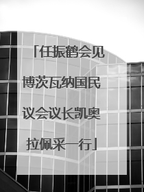 任振鹤会见博茨瓦纳国民议会议长凯奥拉佩采一行