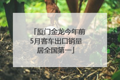 厦门金龙今年前5月客车出口销量居全国第一