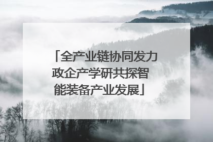 全产业链协同发力 政企产学研共探智能装备产业发展