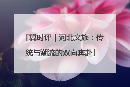 冀时评｜河北文旅：传统与潮流的双向奔赴