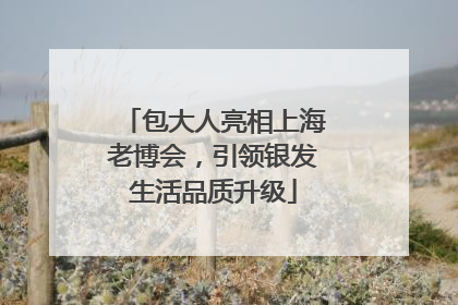 包大人亮相上海老博会，引领银发生活品质升级