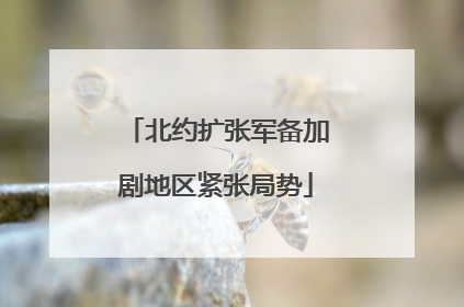 北约扩张军备加剧地区紧张局势