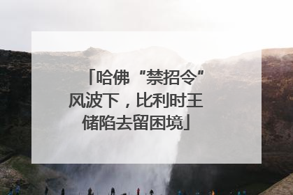 哈佛“禁招令”风波下，比利时王储陷去留困境