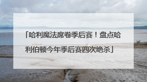 哈利魔法席卷季后赛！盘点哈利伯顿今年季后赛四次绝杀
