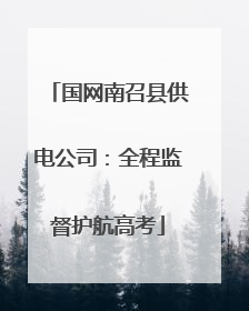 国网南召县供电公司：全程监督护航高考