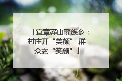 宜章莽山瑶族乡：村庄开“美颜” 群众露“笑颜”