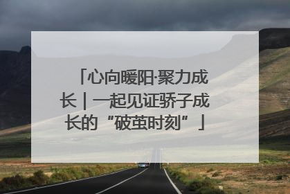 心向暖阳·聚力成长｜一起见证骄子成长的“破茧时刻”