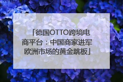 德国OTTO跨境电商平台：中国商家进军欧洲市场的黄金跳板