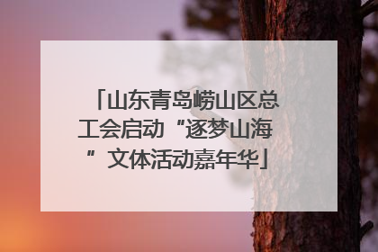 山东青岛崂山区总工会启动“逐梦山海”文体活动嘉年华