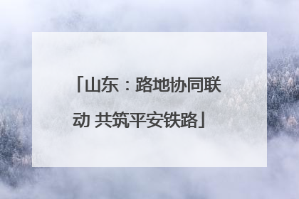 山东：路地协同联动 共筑平安铁路
