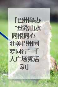 巴州举办“丝路山水同根同心 壮美巴州同梦同行”千人广场秀活动