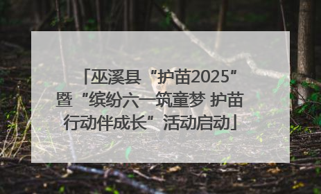 巫溪县“护苗2025”暨“缤纷六一筑童梦 护苗行动伴成长”活动启动