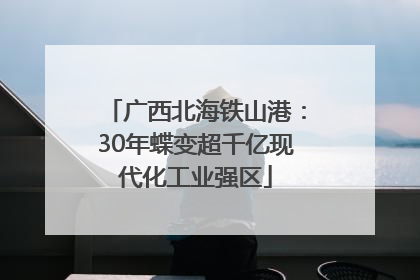 广西北海铁山港：30年蝶变超千亿现代化工业强区