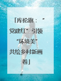 库伦旗：“党建红”引领“环境美” 共绘乡村新画卷