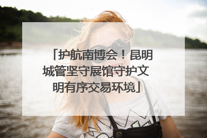 护航南博会！昆明城管坚守展馆守护文明有序交易环境
