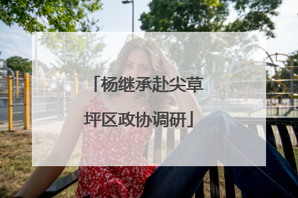 杨继承赴尖草坪区政协调研