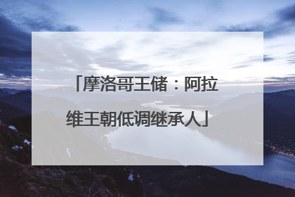 摩洛哥王储：阿拉维王朝低调继承人